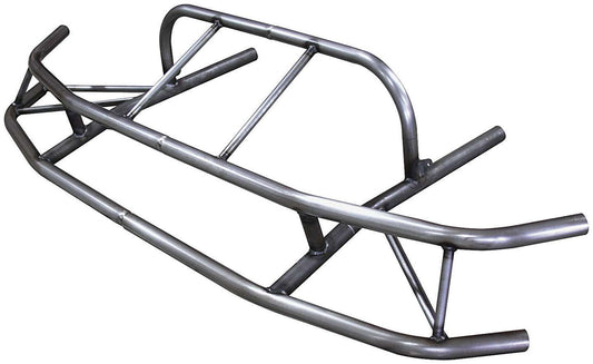 Bumper - Front - 2-Piece - 1.5 in OD - 0.065 in Wall - Steel - Natural - Mastersbilt Gen X Chassis - Dirt Late Model - Each