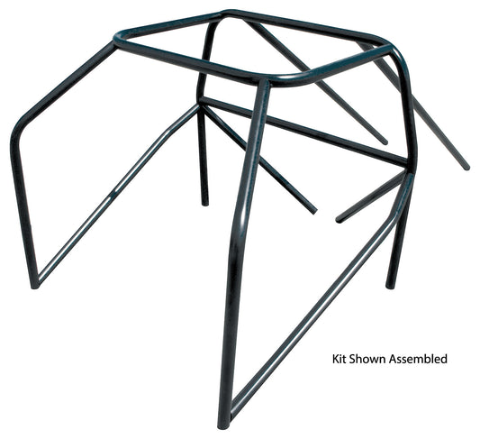 Roll Cage - 10-Point - Weld-On - 1.625 in Diameter - 0.134 in Wall - Steel - Natural - GM F-Body 1993-2002 - Kit