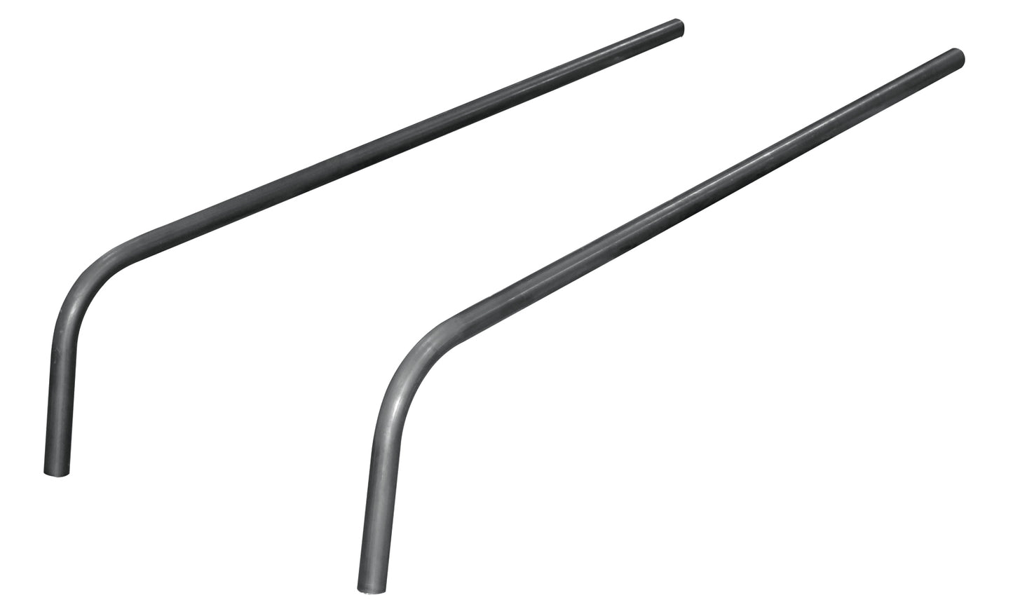 Roll Cage - Strut Kit - Weld-On - Forward Strut - Pre Bent - 65 in Long - 14 in Leg - 1.5 in OD - 0.095 in Wall - Steel - Natural - Pair