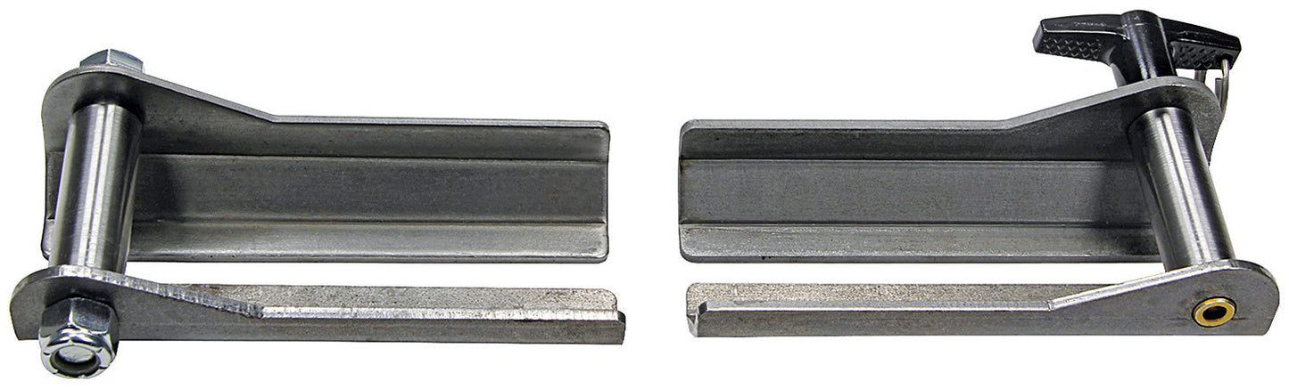 Swing Out Door Bar Kit - Weld-On - Quick Pin Release - Steel - Natural - Universal - Kit