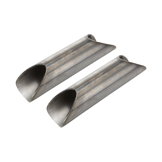 Support Bar - Weld-On - 1-3/4 in OD - 0.095 in Wall - 6 in Long - Universal - Steel - Natural - Pair