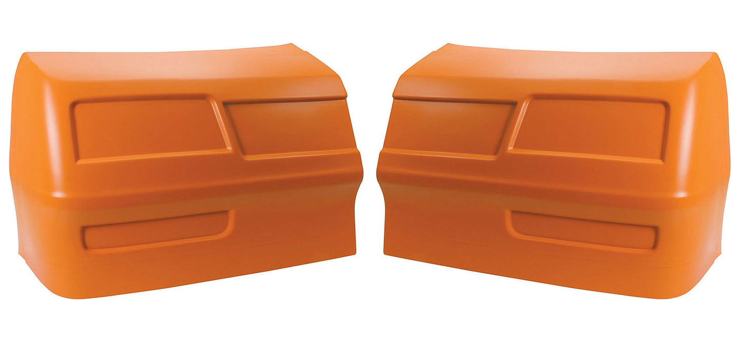 Nose - 2-Piece Complete - Molded Plastic - Orange - Chevy Monte Carlo SS 1983-88 - Kit