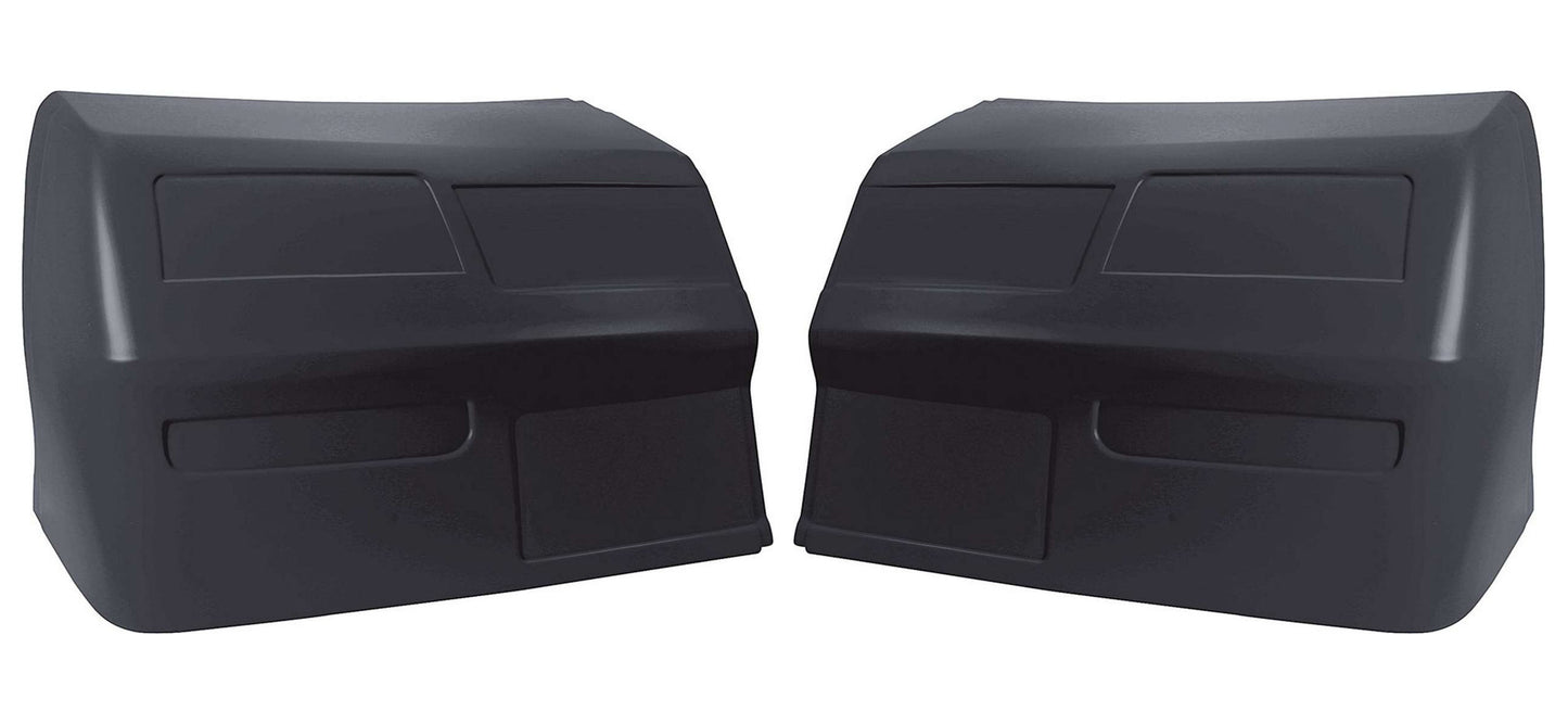 Nose - MD3 - 2-Piece Complete - Plastic - Black - Chevy Monte Carlo SS 1983-88 - Kit