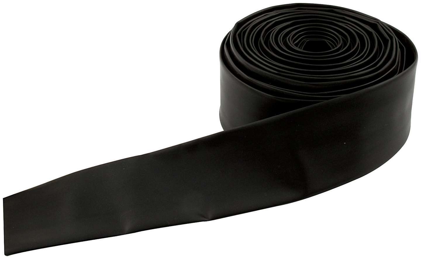Shrink Sleeve Tubing - 25 ft Long - 1 in Wide - Plastic - Black - Steel - Each