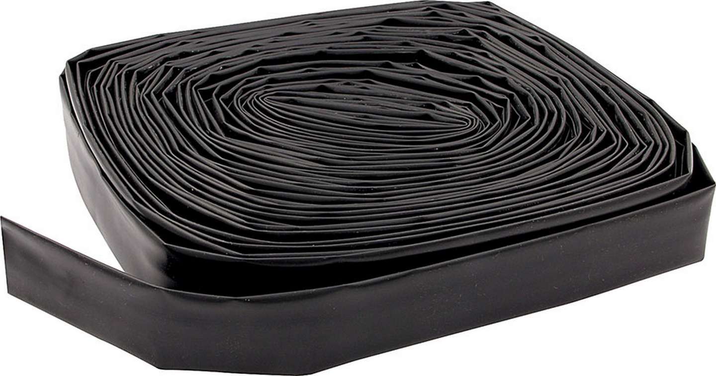 Shrink Sleeve Tubing - 100 ft Long - 1 in Wide - Plastic - Black - Steel - Each