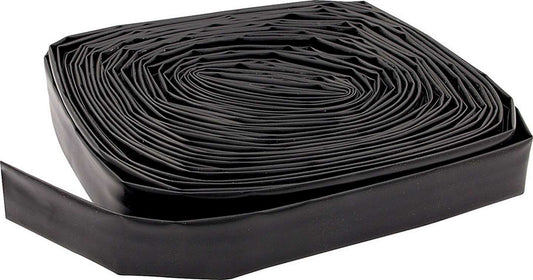Shrink Sleeve Tubing - 100 ft Long - 1 in Wide - Plastic - Black - Steel - Each