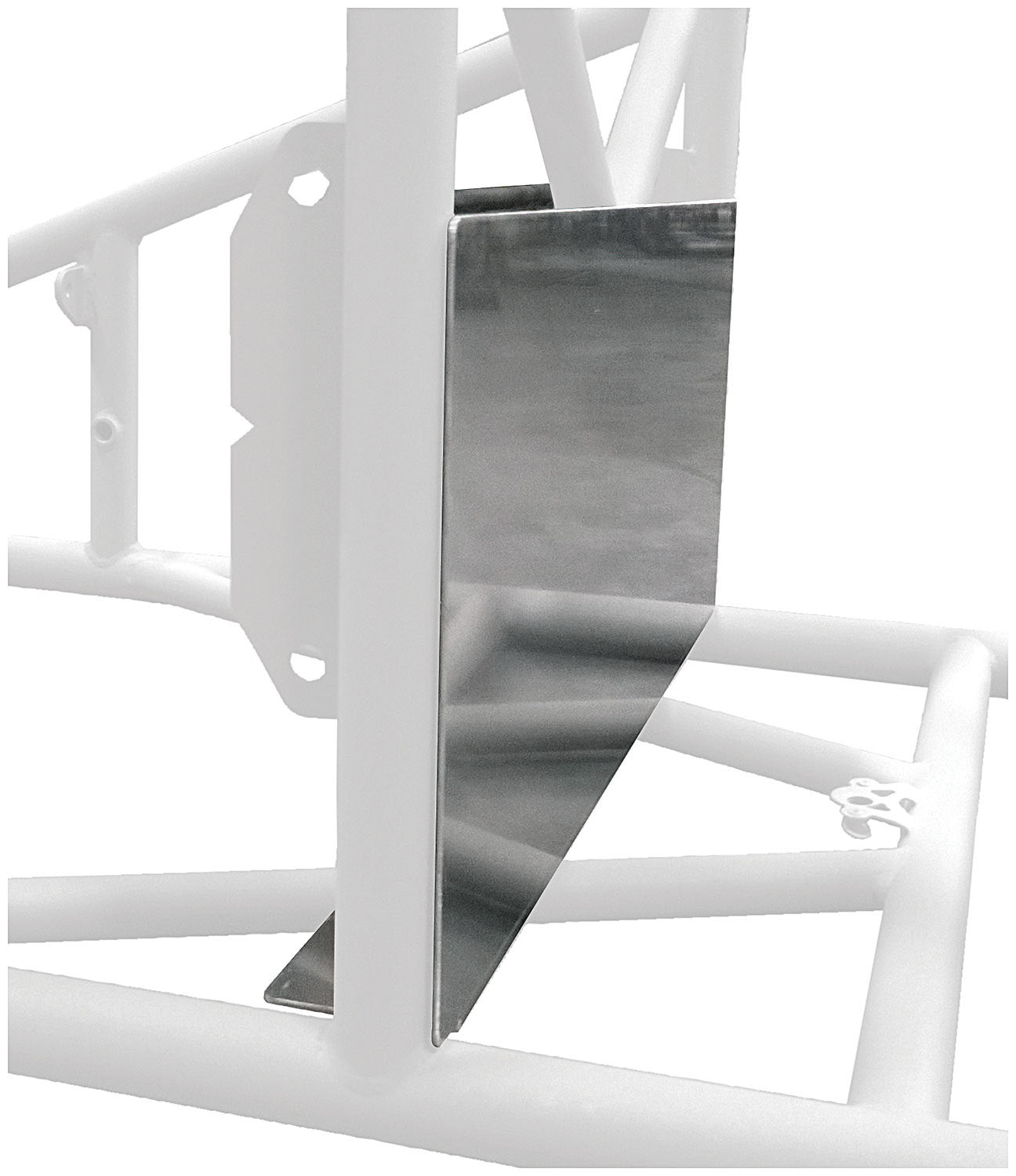 Air Box - Front - Flat - Aluminum - Natural - Sprint Car - Each