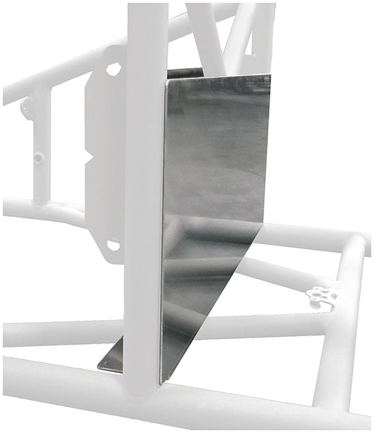 Air Box - Front - Flat - Aluminum - Natural - Sprint Car - Each