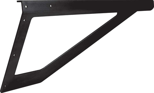 Rear T-Bar Breakaway - Pre Drilled - Aluminum - Black Anodized - Dirt Late Model / Modified - Each