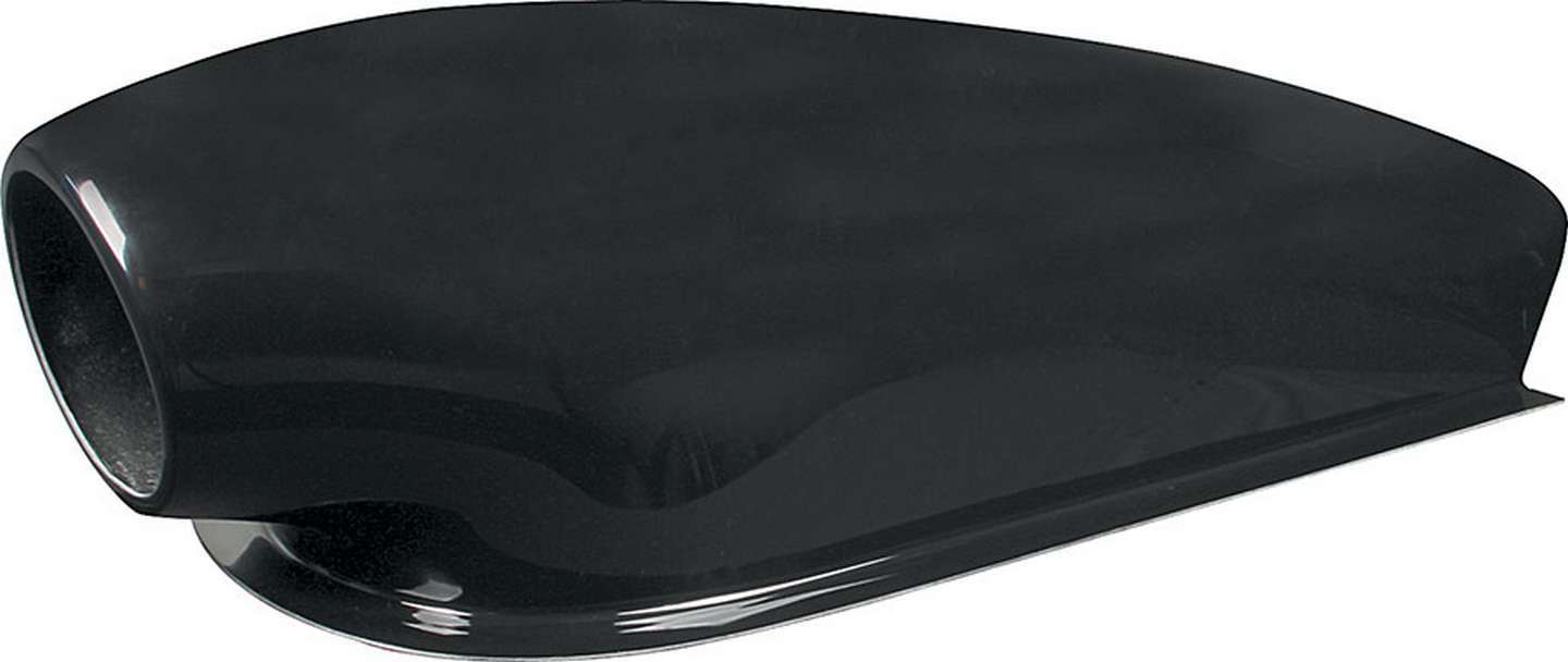 Hood Scoop - Aero - 13.5 in Tall - 14.5 in Wide - 50 in Long - Fiberglass - Black - Each