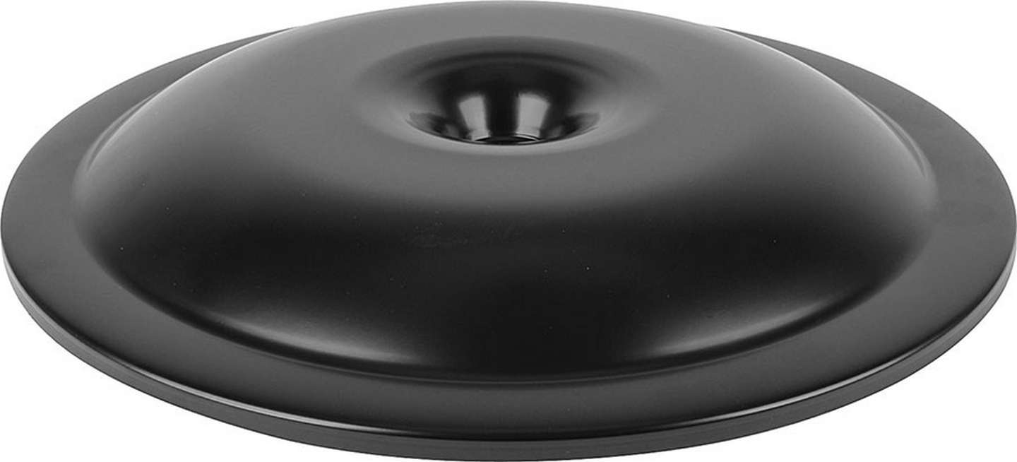 Air Cleaner Lid - 14 in Round - Lightweight - Aluminum - Black Paint - Each