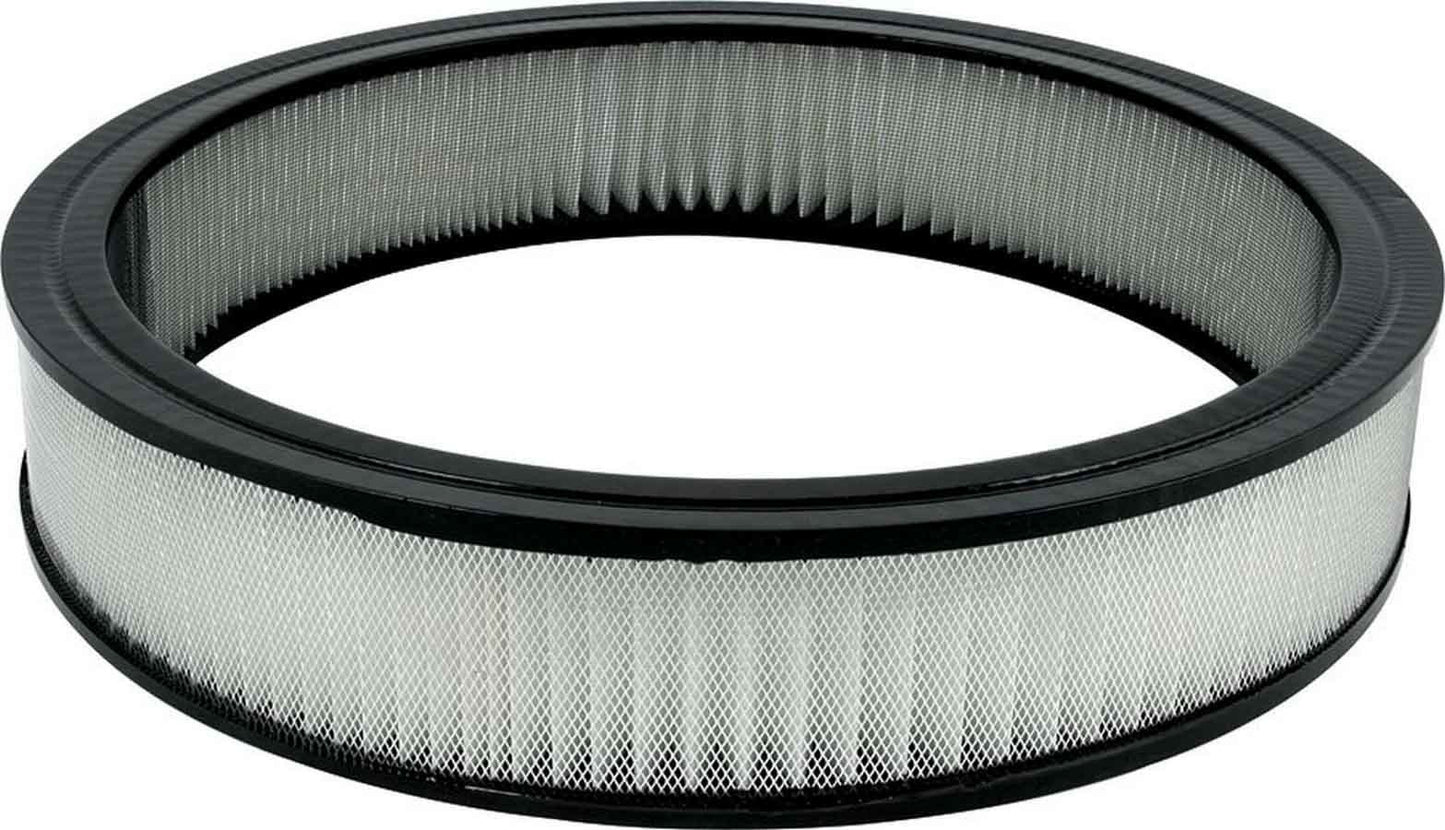 Air Filter Element - Round - 16 in Diameter - 3 in Tall - Paper - White - Each