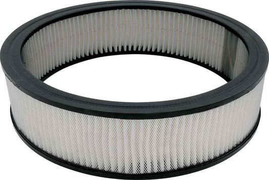 Air Filter Element - Round - 16 in Diameter - 4 in Tall - Paper - White - Each