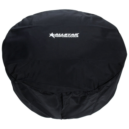 Scrub Bag - Water Repellent Cover - 14 in OD - 3 to 6 in Tall - Top Cover - Allstar Logo - Polyester - Black - 14 in Washable Filters - Each