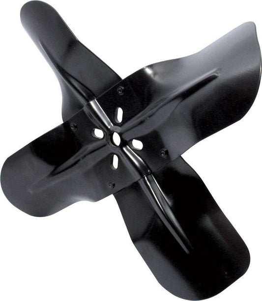 Mechanical Cooling Fan - 18 in Fan - 4 Blade - 5/8 in Pilot - Universal Bolt Pattern - Steel - Black Paint - Each