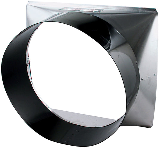 Fan Shroud - 20.75 in Wide - 19 in Tall - 9.75 in Deep - Aluminum - Black / Natural - 17 in Diameter Fans - 26 in Radiators - Each