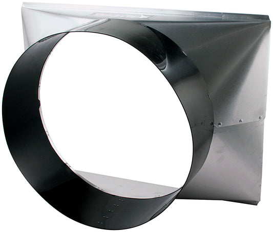 Fan Shroud - 25.75 in Wide - 19 in Tall - 9.75 in Deep - Aluminum - Black / Natural - 17 in Diameter Fans - 31 in Radiators - Each