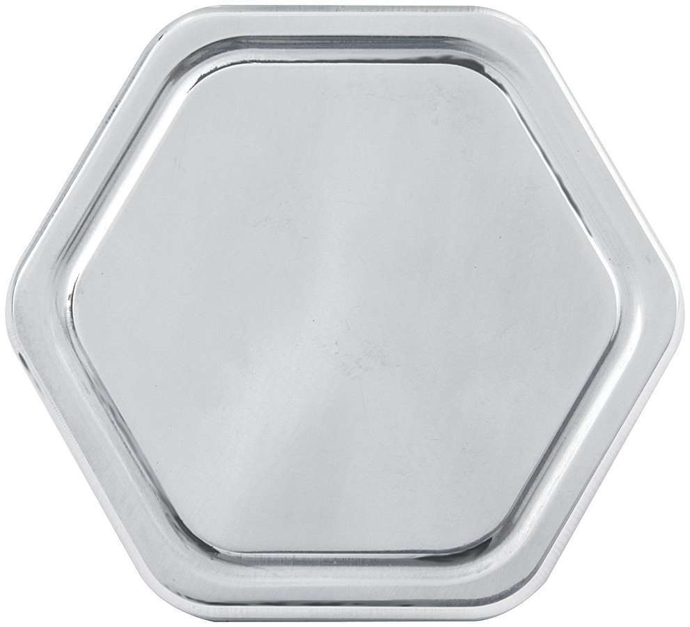 Radiator Cap - 16 lb - Hexagon - Aluminum - Polished - Standard Size Radiator Necks - Each