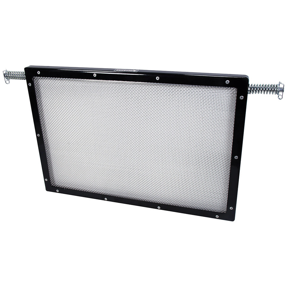 Radiator Screen - Shaker - 17 x 25 in - Aluminum - Black Powder Coat - Each