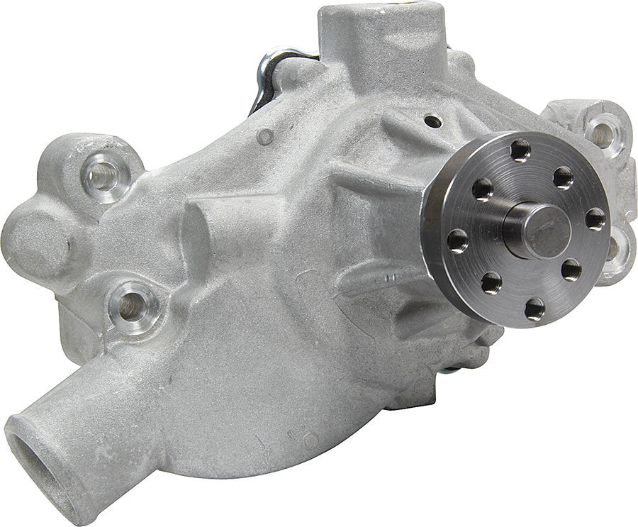 Water Pump - Mechanical - 3/4 in Pilot - Short Design - Aluminum - Natural - Small Block Chevy - Each