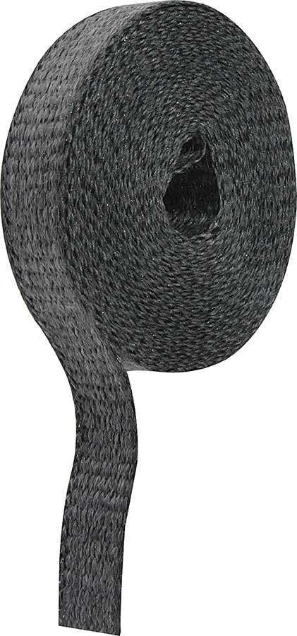 Engine & Accessories Wrap - 1 in Wide - 25 ft Roll - Woven Fiberglass - Black - Each