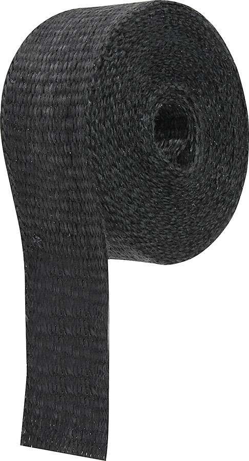 Engine & Accessories Wrap - 2 in Wide - 25 ft Roll - Woven Fiberglass - Black - Each