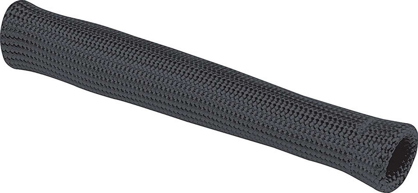 Spark Plug Boot Sleeve - 7.5 in Long - Braided Fiberglass - Black - Set of 8