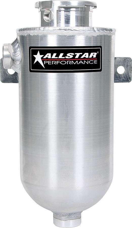 Chevy Inlet Tank Recovery Tank - 1 qt - 1/2 in NPT Inlet - 3/8 in NPT Outlet - Filler N ...