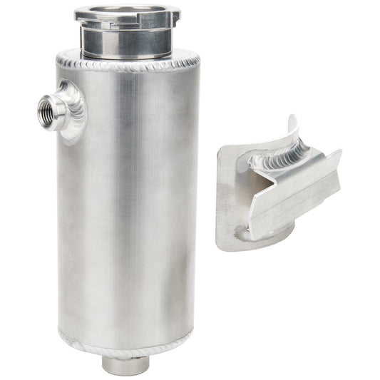 Recovery Tank - 1 qt - 1/2 in NPT Inlet - 1/4 in NPT Outlet - Filler Neck - Aluminum - Natural - Each