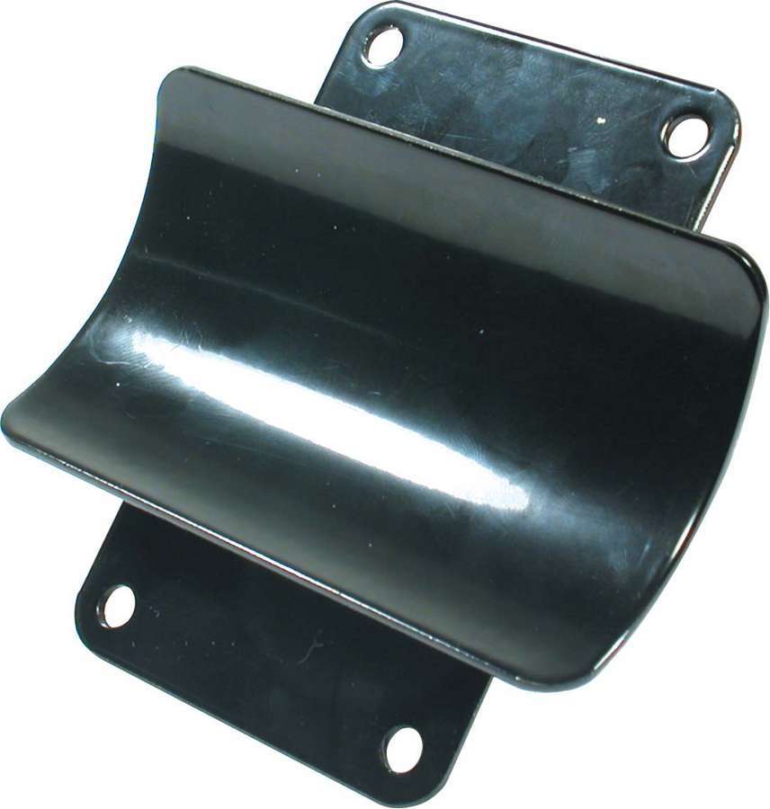 Power Steering Reservoir Bracket - Panel Mount - Horizontal Mount - Steel - Black Paint - Each