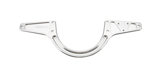 Motor Plate - Front - 19.5 in Center to Center 0.375 in Thick - Aluminum - Clear Anodized - Small Block Chevy - Sprint Car - Each