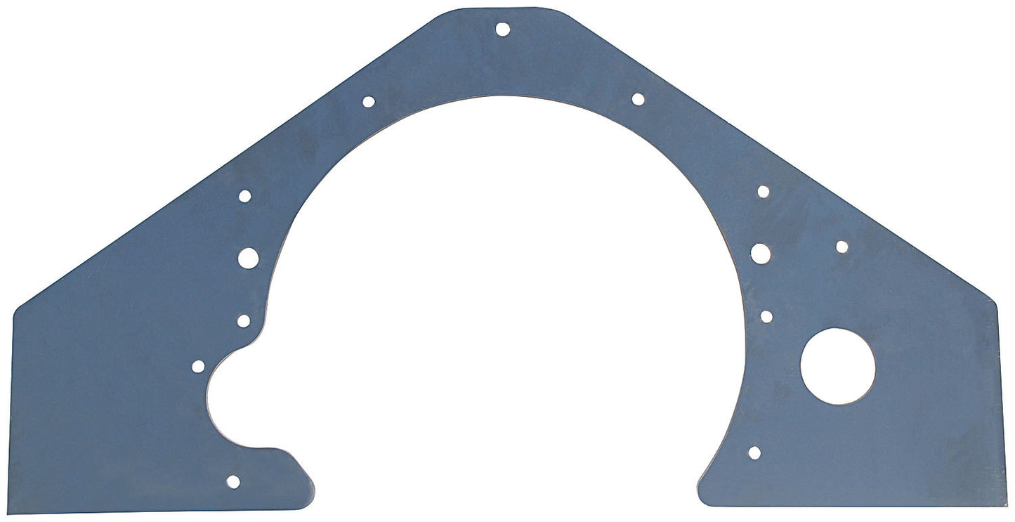 Motor Plate - Mid - 0.25 in Thick - Aluminum - Natural - GM V8 - Each