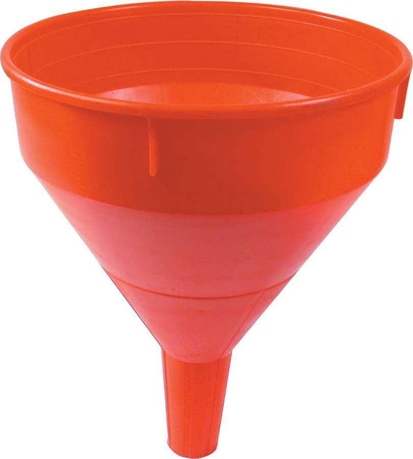 Funnel - Round - 6.5 in OD x 8.5 in Long - Screen - Plastic - Red - Each