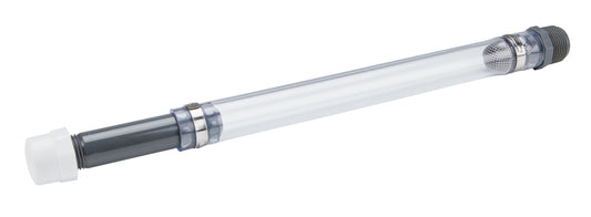 Utility Jug Hose - Filler Hose - 14 in - Screw-On - Cap - Plastic / Vinyl - Clear / Gray - Allstar Utility Jug Caps - Each