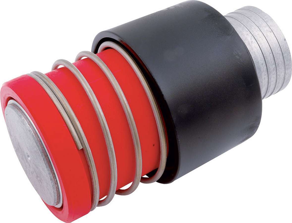 Dry Break Valve - Redhead - 2 in ID Male - Black / Red - 2-1/4 in Hose - Each