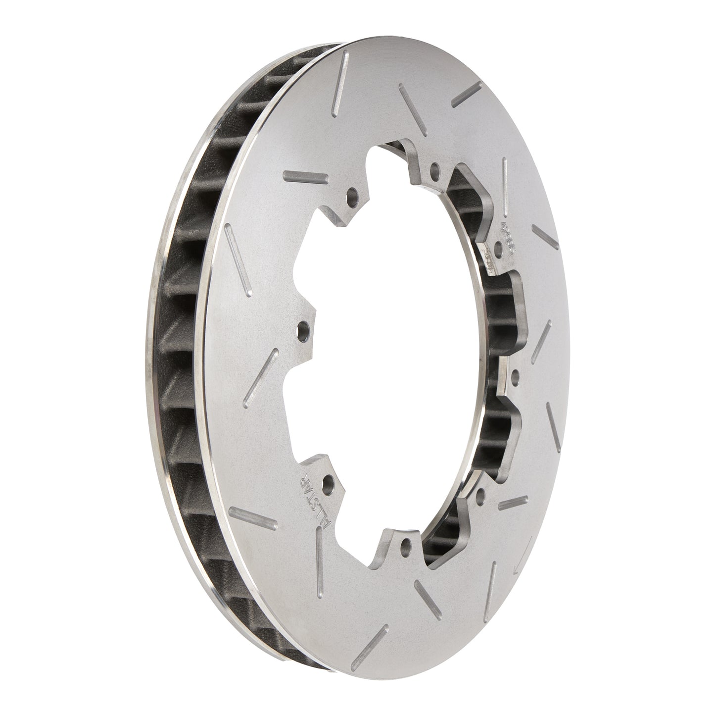 Brake Rotor - 40 Vane - Passenger Side - Directional / Slotted - 11.750 in OD - 1.250 in Thick - 8 x 7.000 in Bolt Pattern - Iron - Natural - Each