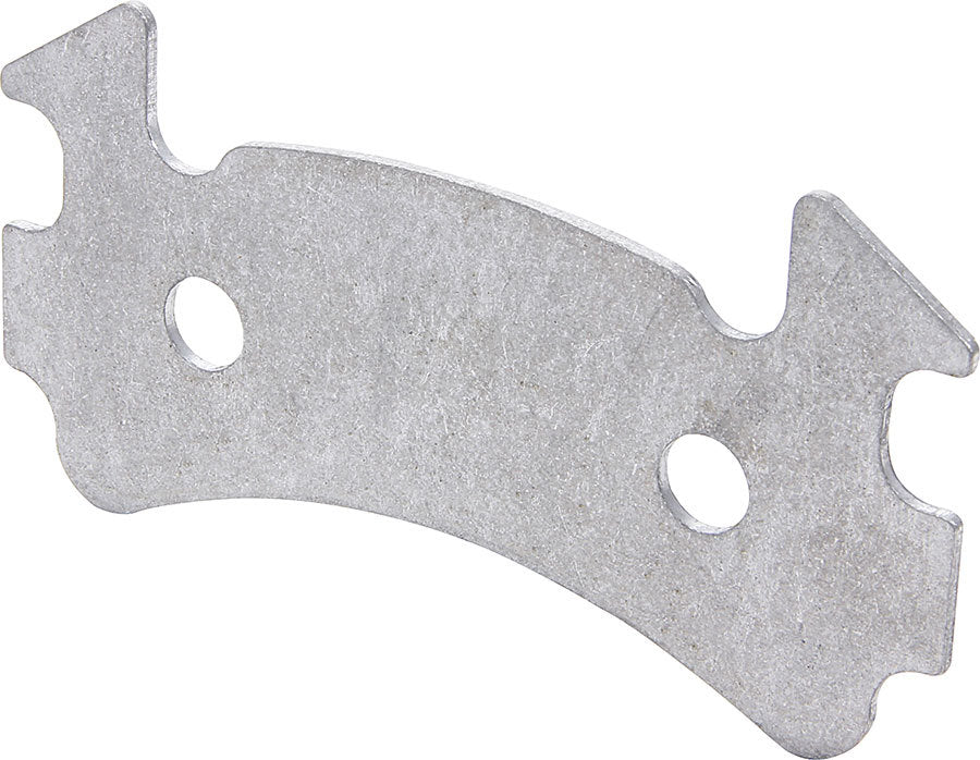 Brake Pad Spacer - 0.100 in Thick - Aluminum - Natural - GM Metric Calipers - Each