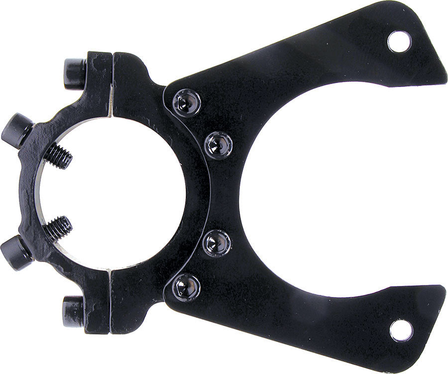 Brake Caliper Bracket - Rear - Clamp-On - 3 in OD Axle Tube - Steel - Black Paint - GM Metric Caliper - Each