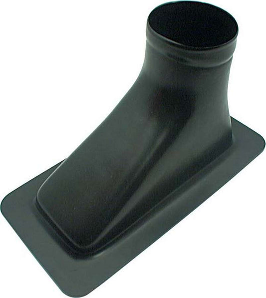 Air or Brake Duct - Bumper Mount - Driver / Passenger Side - Single 3 in Tube - 9.75 in Long x 5 in Wide - Plastic - Black - Each