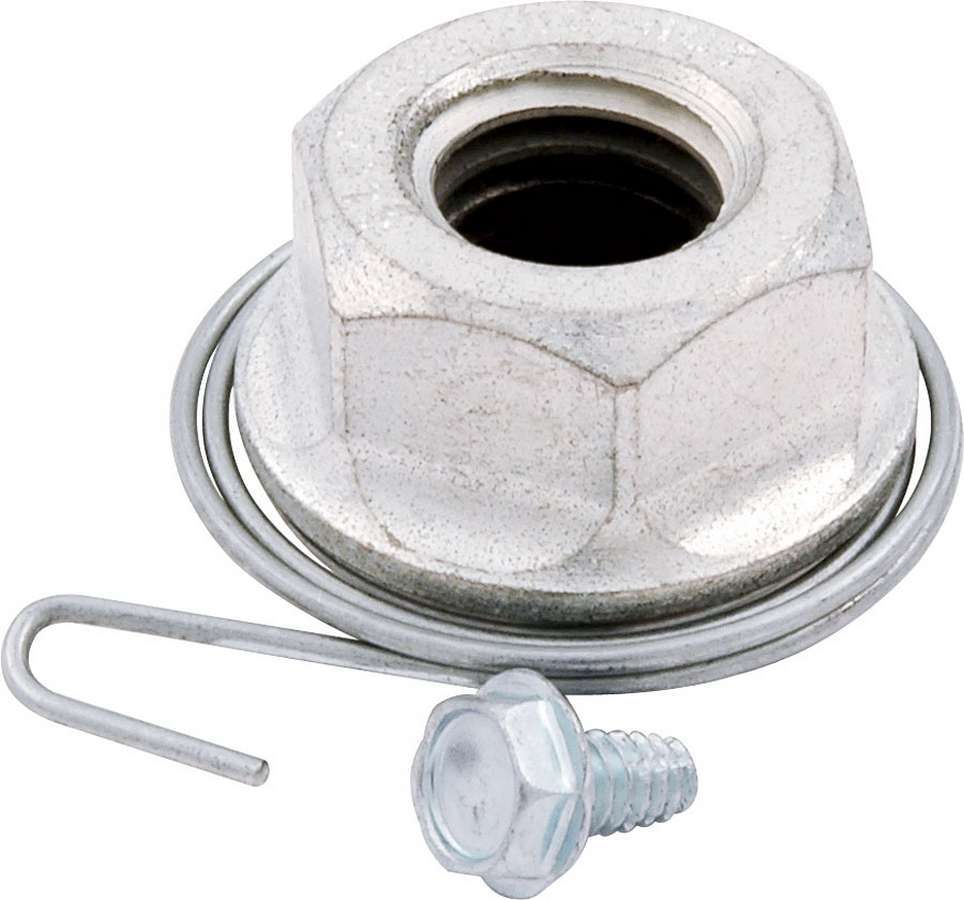 Lug Nut - Glueless - 5/8-11 in Thread - 1 in Hex Head - 45 Degree Seat - Open End - Hardware / Springs - Steel - Zinc Oxide - Set of 5