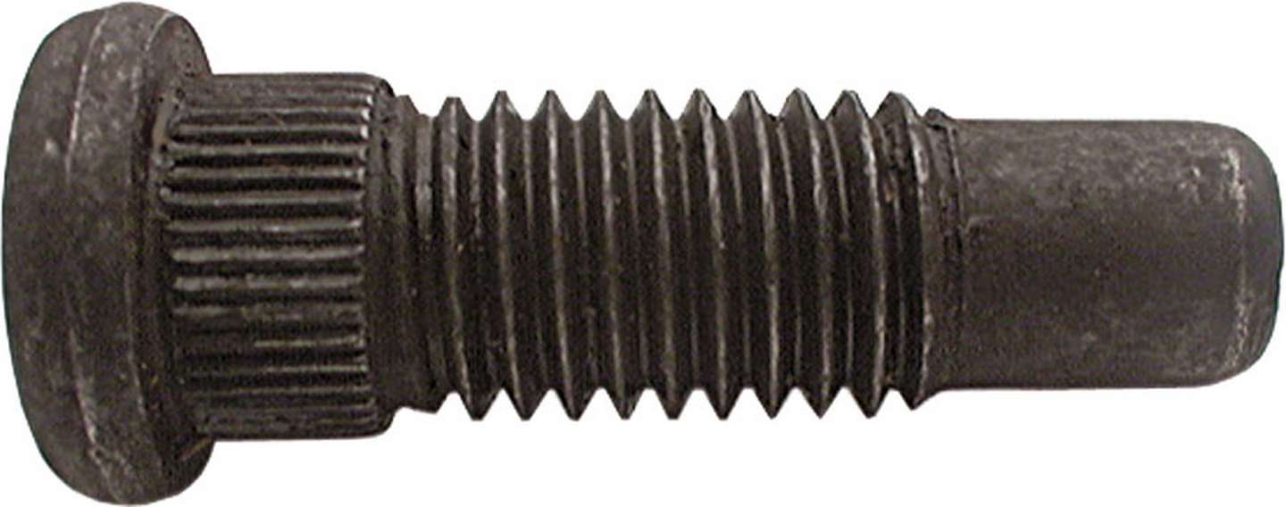 Wheel Stud - 5/8-11 in Thread - 2.000 in Long - 0.690 in Knurl - Steel - Black Oxide - Set of 40
