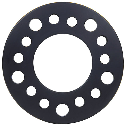 Wheel Spacer - 5 x 4.50 / 4.75 / 5.00 in Bolt Pattern - 1/2 in Thick - Aluminum - Black Anodized - Each