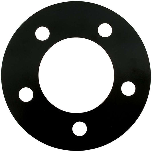 Wheel Spacer - 5 x 5.00 in Bolt Pattern - 1/8 in Thick - Steel - Black Paint - Each