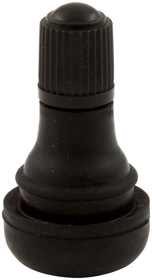 Valve Stem - Pull Through - 1/2 in Rim Hole - Rubber - Black - Set of 4