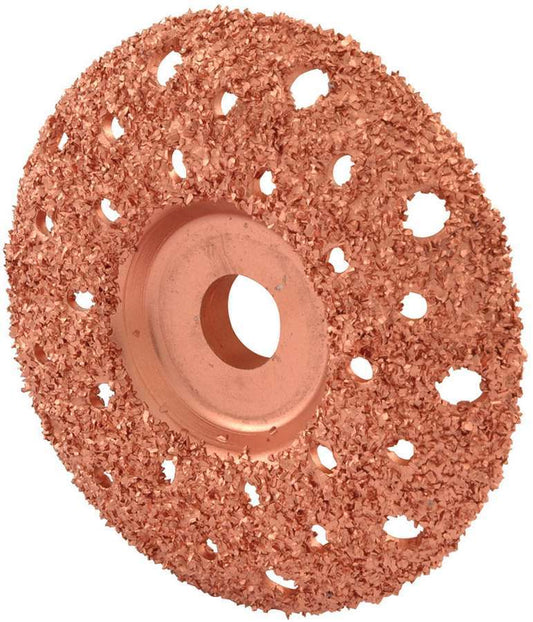 Tire Grinding Disc - Rounded - 4 in OD - 5/8 in Arbor - 23 Grit - Each