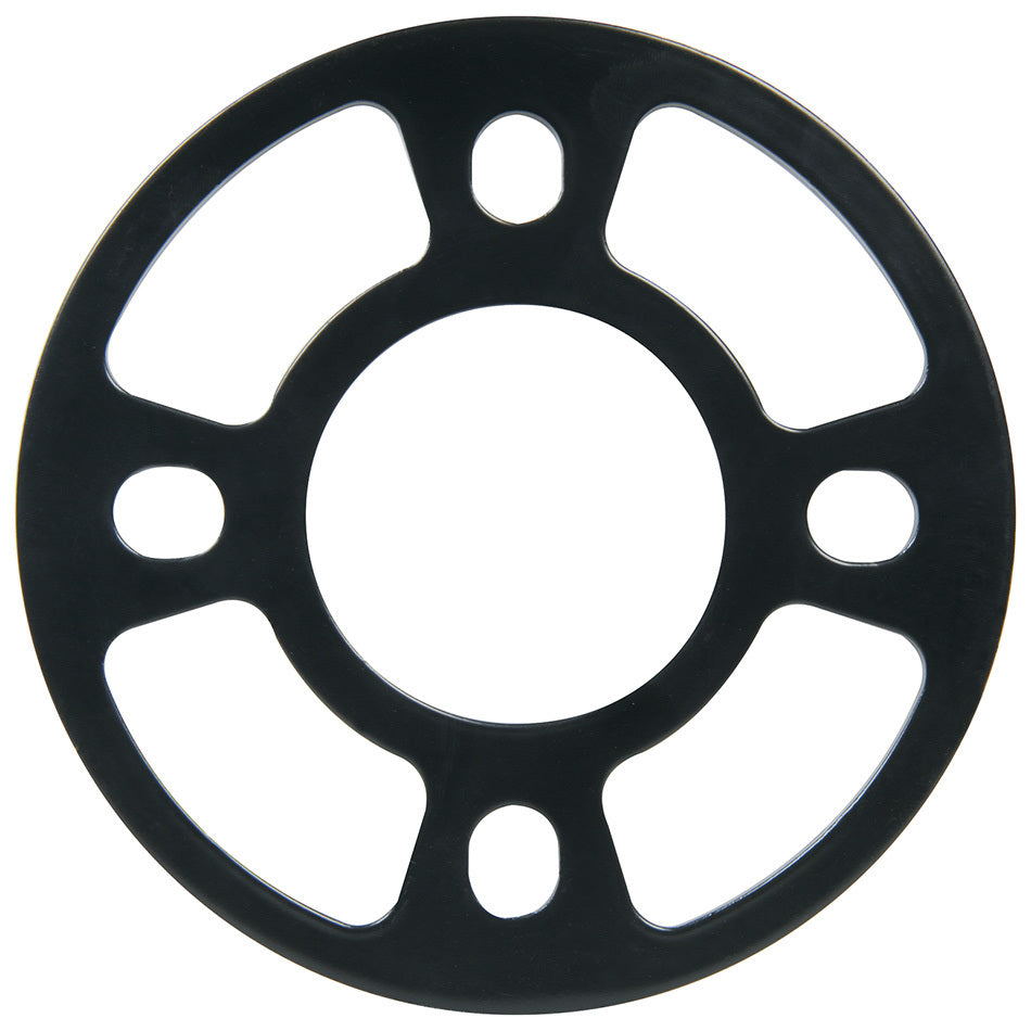 Wheel Spacer - 4.25 / 4.50 in Bolt Pattern - 1/4 in Thick - Steel - Black Paint - Each