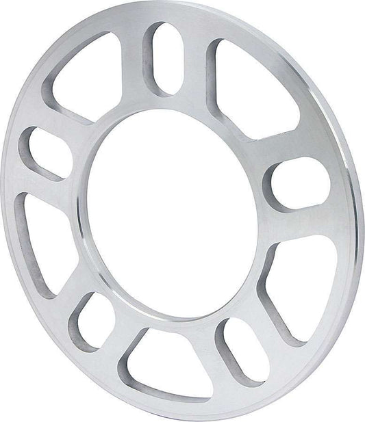 Wheel Spacer - 5 x 4.50 / 4.75 / 5.00 in Bolt Pattern - 1/4 in Thick - Aluminum - Clear Anodized - Each