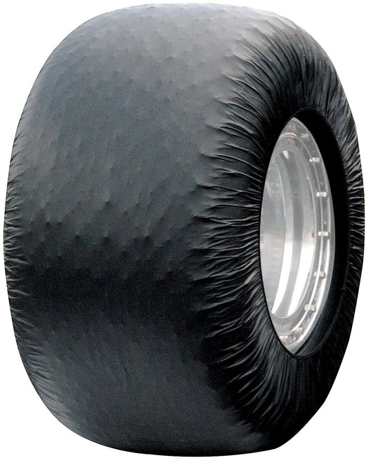 Tire Cover - Dirt Tires - 93 to 96 in Circumference Tire - Vinyl - Black - Set of 4