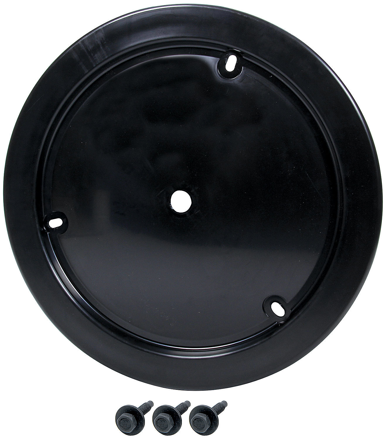 Mud Cover - 3 Fastener - Bolt-On - Bolts Included - Plastic - Black - 15 in Wheels - Kit