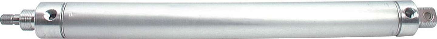 Wing Cylinder - Hydraulic Adjustment - 10 in Travel - 3/8 in OD Shaft - Clear Anodized - Sprint Car - Each